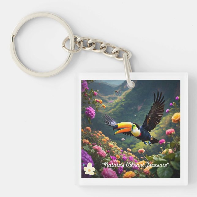"Jungle Serenade" Keychain (Front)