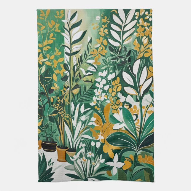 Jungle Serenade Kitchen Towel (Vertical)