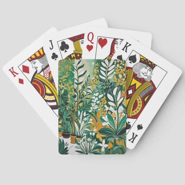 Jungle Serenade Playing Cards (Back)