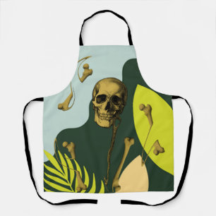 Jungle Skeleton Apron