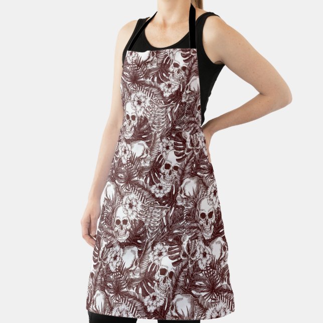 Jungle Skulls Apron (Insitu)