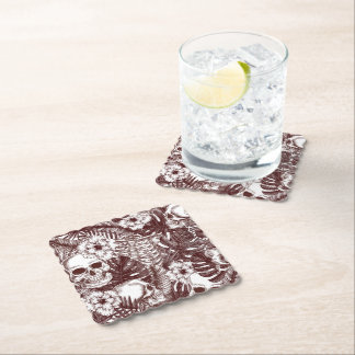 Jungle Skulls Coasters