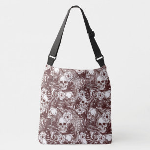 Jungle Skulls Cross-Body Bag