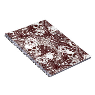 Jungle Skulls Photo Notebook