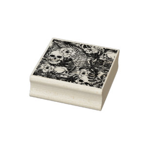 Jungle Skulls Stamp