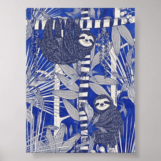 Jungle Sloths Poster (Front)