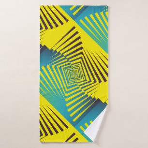 Jungle Stripes.  Bath Towel