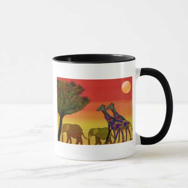 Jungle Sunset Mug (Right)