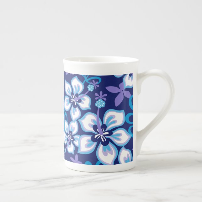 JUNGLE SURF (BLUE COMBO) BONE CHINA MUG (Right)