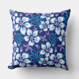 JUNGLE SURF (BLUE COMBO) THROW PILLOW