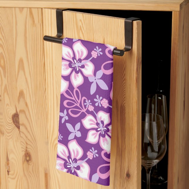 JUNGLE SURF (PURPLE COMBO) KITCHEN TOWEL (Thirds Fold)