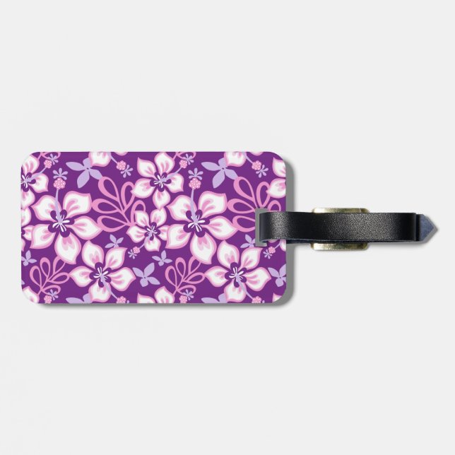 JUNGLE SURF (PURPLE COMBO LUGGAGE TAG (Back Horizontal)