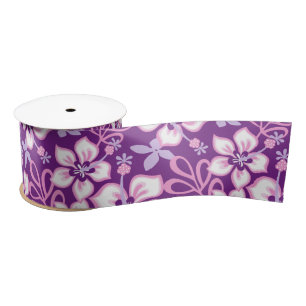 JUNGLE SURF (PURPLE COMBO) SATIN RIBBON