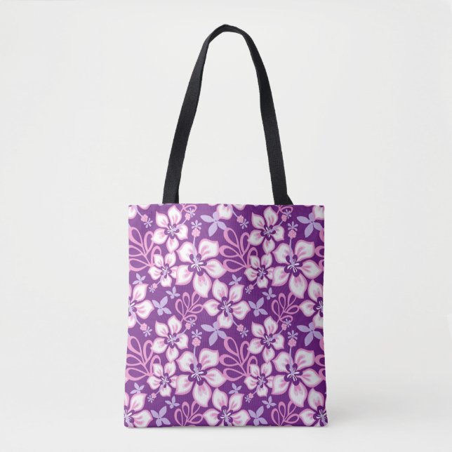 JUNGLE SURF (PURPLE COMBO) TOTE BAG (Front)