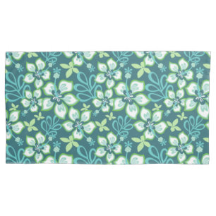 JUNGLE SURF (TEAL COMBO) PILLOWCASE