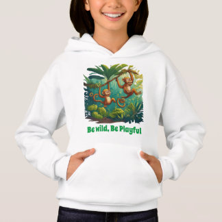Jungle Swingers: Playful Monkeys T-Shirt