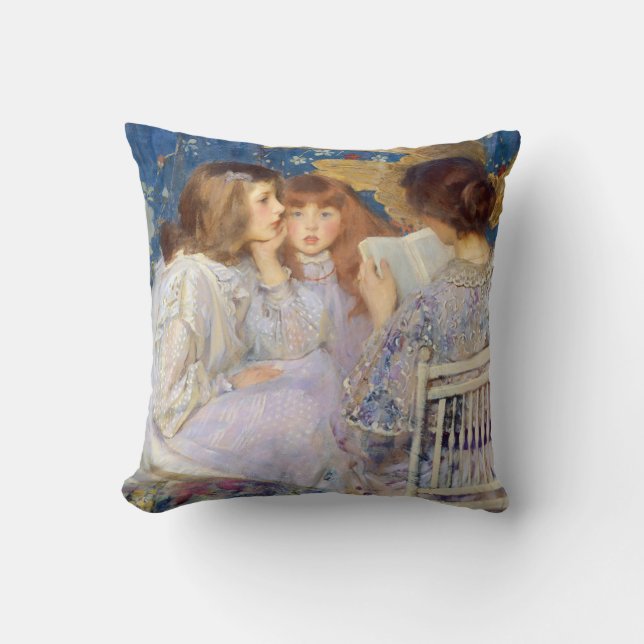 Jungle Tales for Children Throw Pillow (Front)