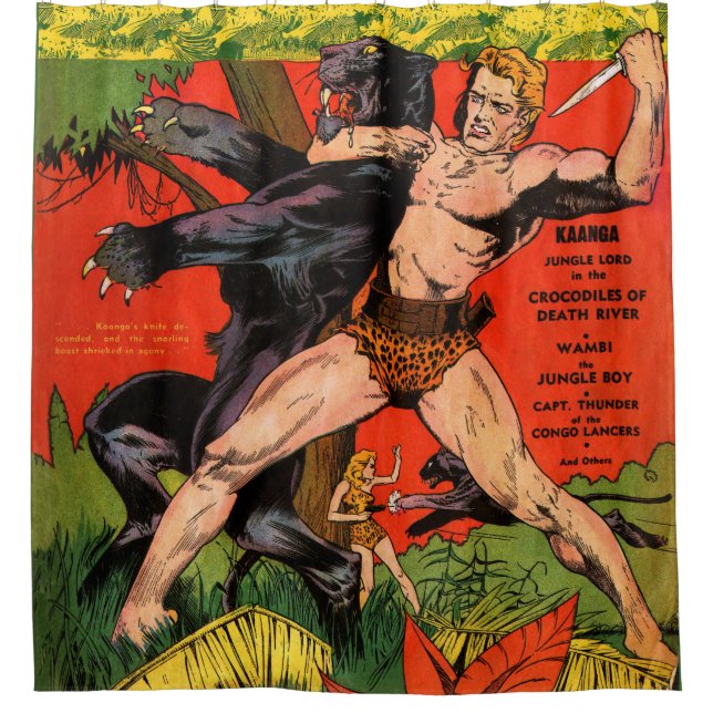 Jungle Tarzan & Black Panther Vintage Comics (Front)