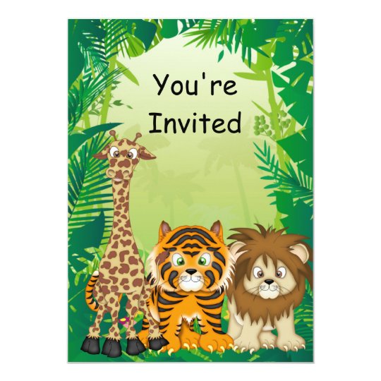 jungle theme birthday invitations jungle theme birthday invitations