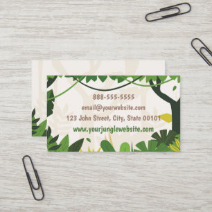 Jungle Theme for Kids Business Card