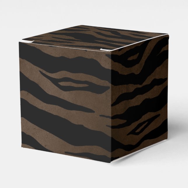 Jungle Tiger Favor Box (Front Side)
