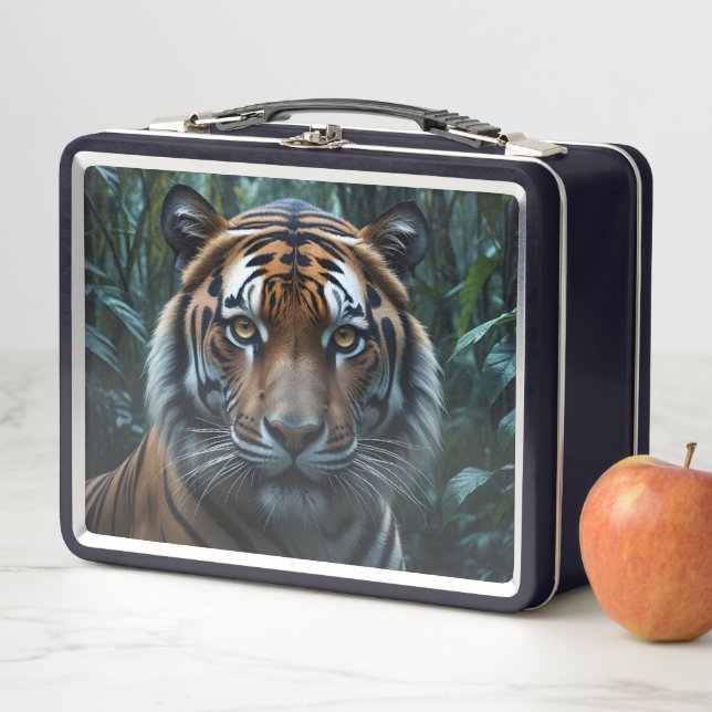 Jungle Tiger  Metal Lunch Box (In Situ)