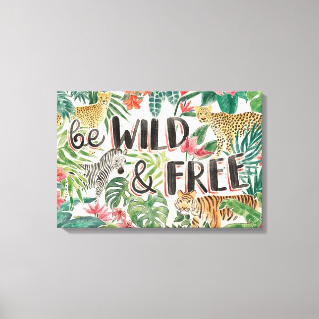 Jungle Vibes Canvas Print (Front)
