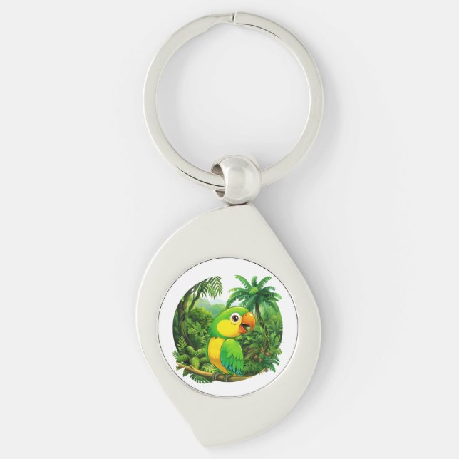 Jungle Vibes Keychain (Front)