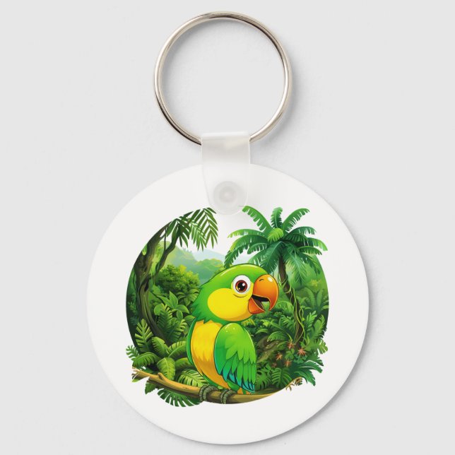 Jungle Vibes Keychain (Front)