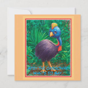 Jungle Whispers of Encouragement Series Carte plat