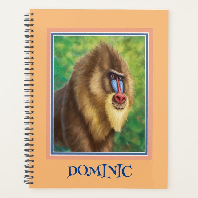 Jungle Wildlife/Mandrill Planner (Front)