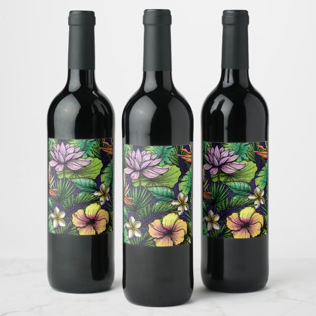 Jungle Wine Label (Bottles)