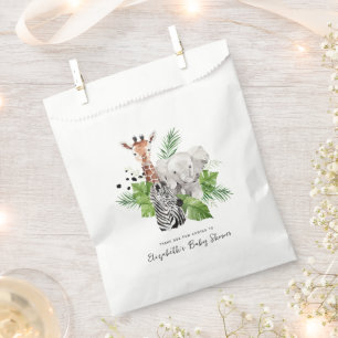 Jungle Zoo Animals   Baby Shower Favour Bag