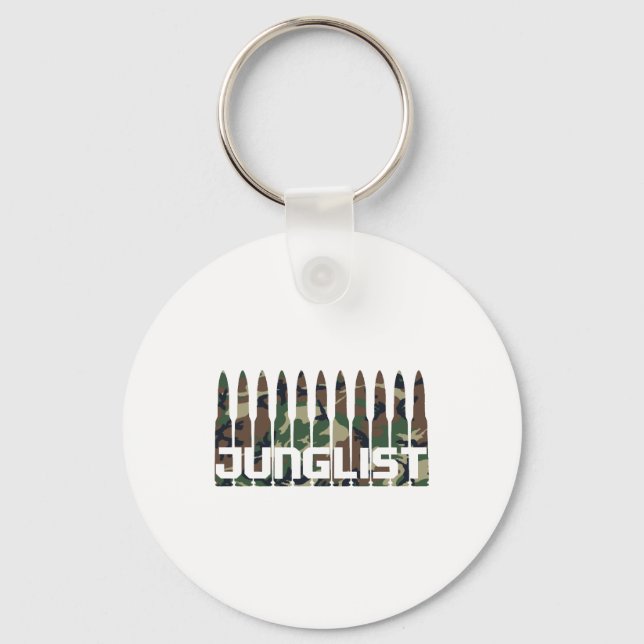 Junglist Camouflage Keychain (Front)