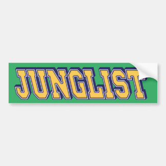 Junglist Jungle Music Lovers Bumper Sticker