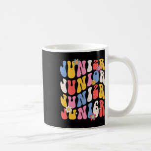 Junior 2026 Retro Groovy Graduation Senior Cl Of 2 Coffee Mug