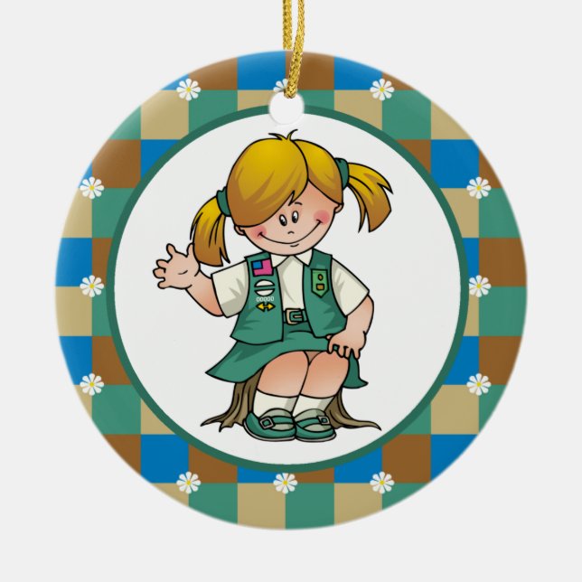 Junior 5 ceramic ornament (Front)
