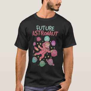 Junior Astronaut Astronomy Space Planets Future As T-Shirt