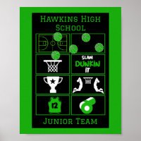 Junior Basketball Players 