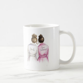 Junior Bridesmaid? Br Bun Bride Dk Br Bun Maid Coffee Mug