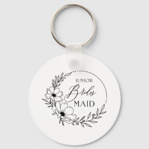 junior bridesmaid keychain