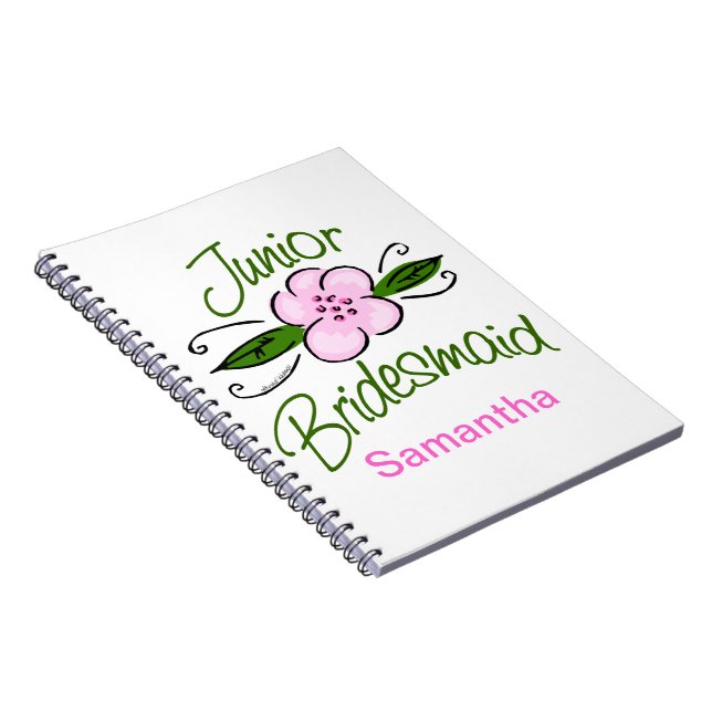 Junior Bridesmaid Notebook (Right Side)