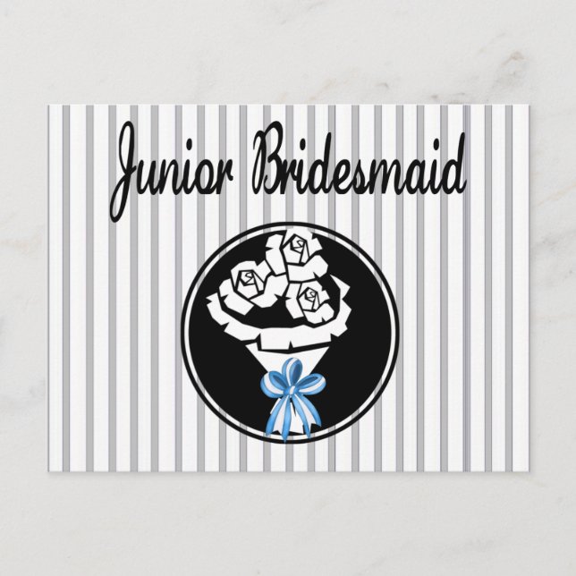 Junior Bridesmaid Postcard (Front)