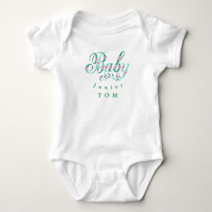  Junior calligraphy Personalized Baby Bodysuit