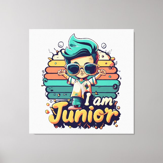 Junior Canvas Print (Front)