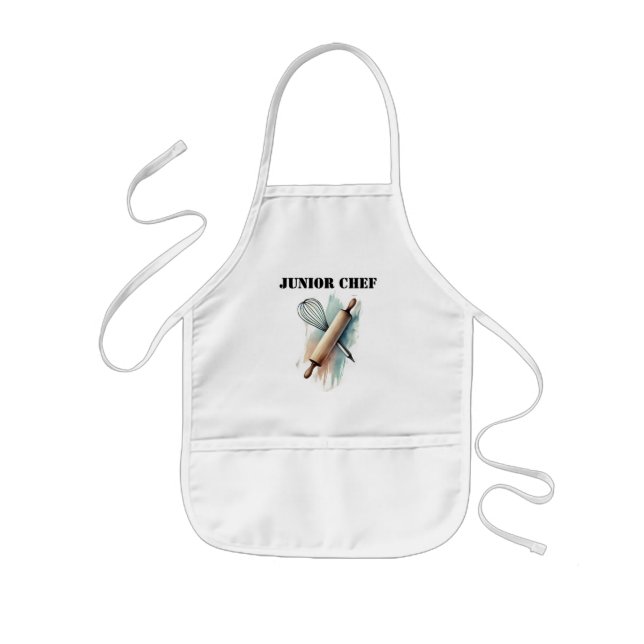 Junior Chef Apron - Whimsical Watercolor Edition (Front)