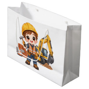 Junior Construction Crew Large Gift Bag