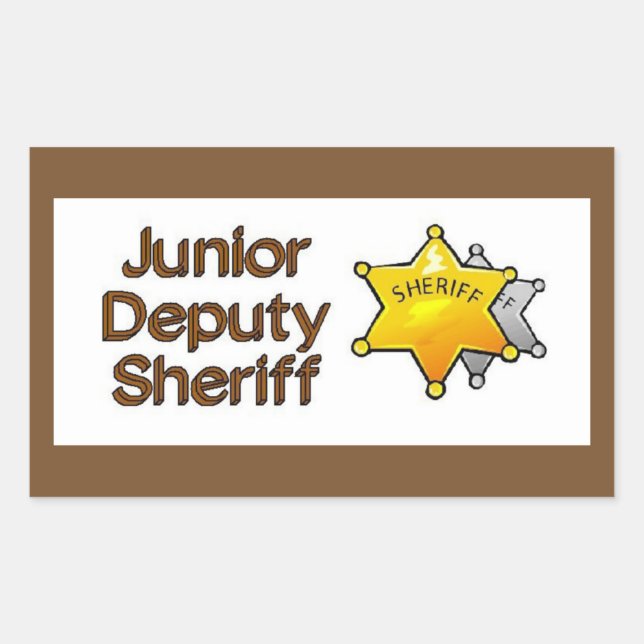 Junior Deputy Sheriff Sticker (Front)