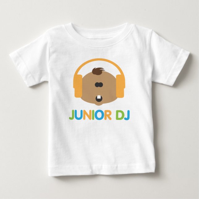 Junior DJ - Baby Brown - Toddler Tshirt (Front)