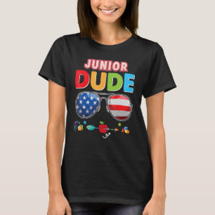 Junior Dude Back To School Student Sunglasses Teac T-Shirt
